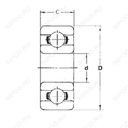 Подшипник MR104