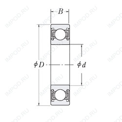 Подшипник MJ5/8-2RS Подшипник MJ5/8-2RS