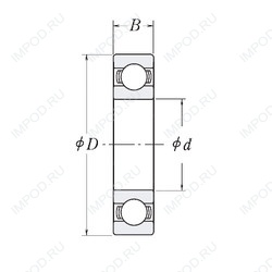 Подшипник MJ1.3/4 Подшипник MJ1.3/4