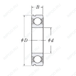 Подшипник MJ1.1/4-N Подшипник MJ1.1/4-N