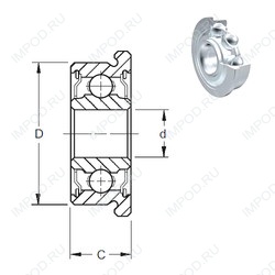 Подшипник MF84-2Z Подшипник MF84-2Z