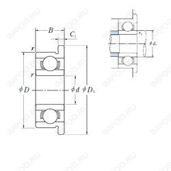Подшипник MF82X