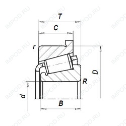 Подшипник LM565949/LM565910B Подшипник LM565949/LM565910B