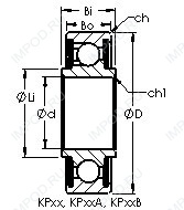 Подшипник KP25B