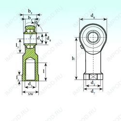 Подшипник TSF 22 BB