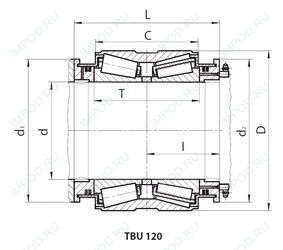 Подшипник TBU120ХМ Подшипник TBU120ХМ