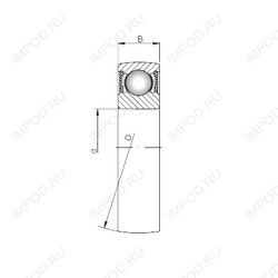 Подшипник K6207-2RS