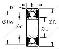 Подшипник SMR105ZZ Подшипник SMR105ZZ