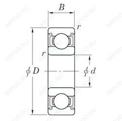Подшипник SE 629 ZZSTPRB Подшипник SE 629 ZZSTPRB