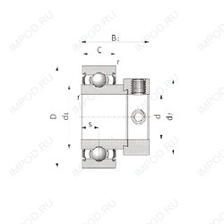 Подшипник SBX0437U1C3 Подшипник SBX0437U1C3