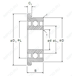 Подшипник RIF-518