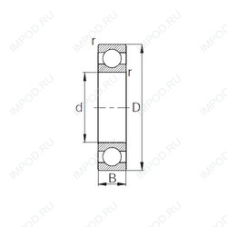 Подшипник R20 Подшипник R20