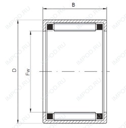 Подшипник HK1710 Подшипник HK1710