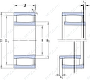 Подшипник C 4044 K30V