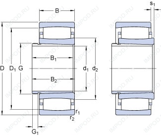 Подшипник C 3032 K + AH 3032