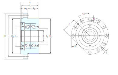 Подшипник BSDU 220 FF