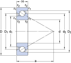 Подшипник BSD 4575 C