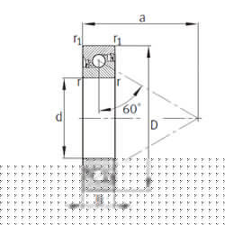 Подшипник BSB035072-2RS-T Подшипник BSB035072-2RS-T