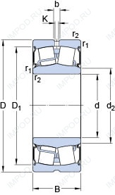 Подшипник BS2-2311-2RS/VT143