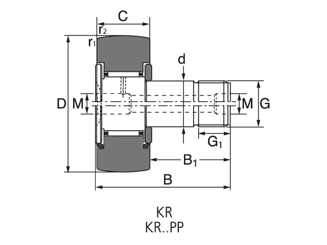 Подшипник KR 35 PP Подшипник KR 35 PP