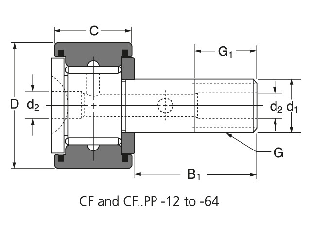 Подшипник CF 64 PP