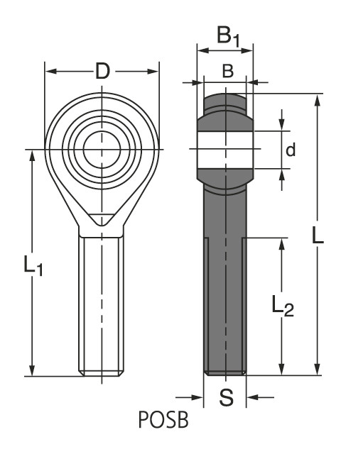 Подшипник POSB 12 L