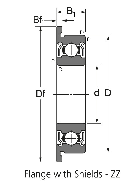 Подшипник LF1680 ZZ