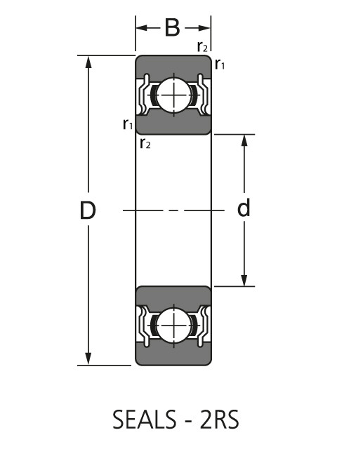 Подшипник RIF8516 2RS