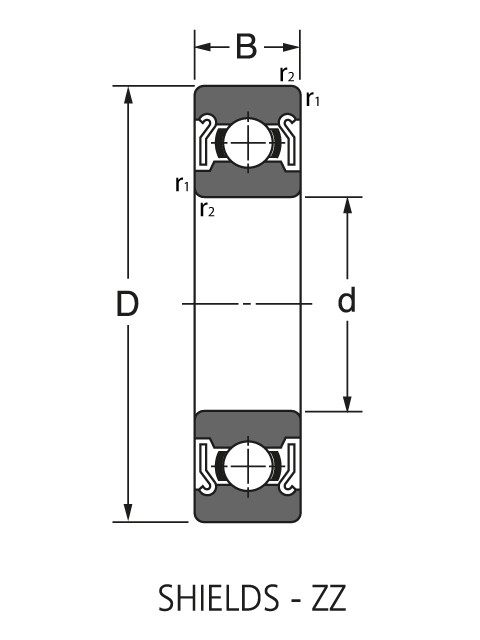 Подшипник R930Y52 ZZ
