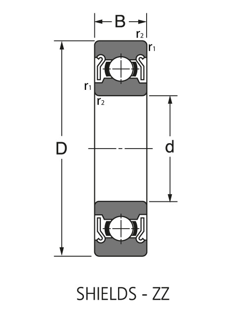 Подшипник SS63806 ZZ
