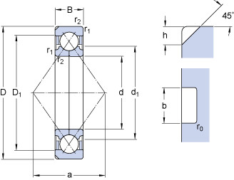 Подшипник QJ 212 N2PHAS Подшипник QJ 212 N2PHAS