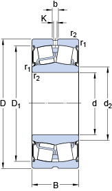 Подшипник BS2-2316-2RS/VT143