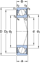 Подшипник S71922 ACE/HCP4A