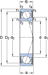 Подшипник S71906 ACE/HCP4A