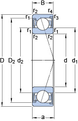 Подшипник S71904 CD/HCP4A Подшипник S71904 CD/HCP4A