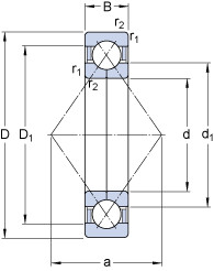 Подшипник QJ 1268 MA/344524 Подшипник QJ 1268 MA/344524