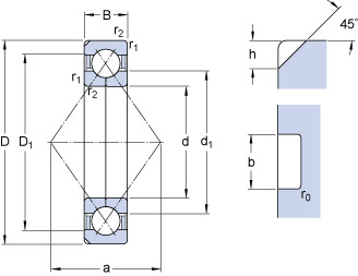 Подшипник QJ 1256 N2MA Подшипник QJ 1256 N2MA