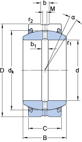 Подшипник GE 220 ES-2RS