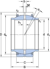 Подшипник GEM 20 ES-2RS Подшипник GEM 20 ES-2RS