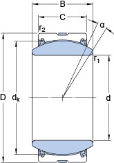 Подшипник GE 220 TXA-2LS