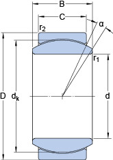 Подшипник GE 15 TXGR