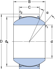 Подшипник GEH 35 TXE-2LS