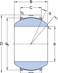 Подшипник GEH 100 TXG3A-2LS