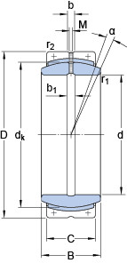 Подшипник GEC 460 FBAS