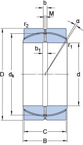 Подшипник GEP 110 FS