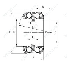 Подшипник hs7015 E.T.P4S.UL