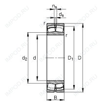 Подшипник NJ2214 E.TVP2.C3 Подшипник NJ2214 E.TVP2.C3