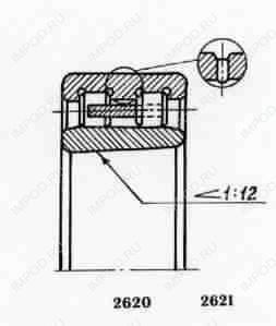 Подшипник NJ304 ECP.C3