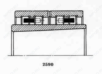 Подшипник NJ306 E.TVP2.C3 Подшипник NJ306 E.TVP2.C3