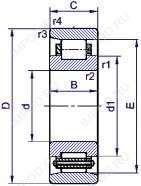 Подшипник NJ308 E.TVP2